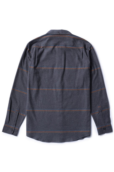 Vissla - Central Coast Eco LS Flannel - Charcoal Heather - Back