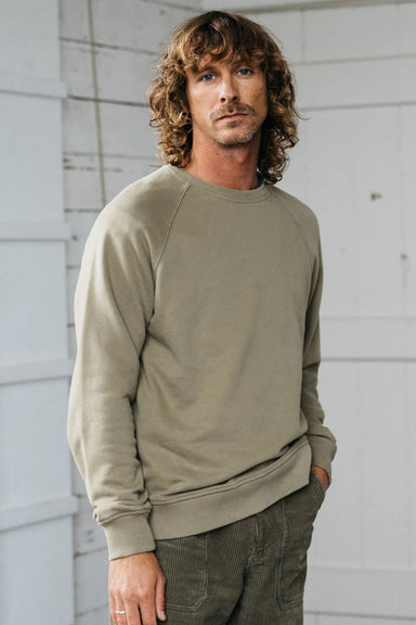 Finisterre - Coho Sweatshirt - Willow Green - Front