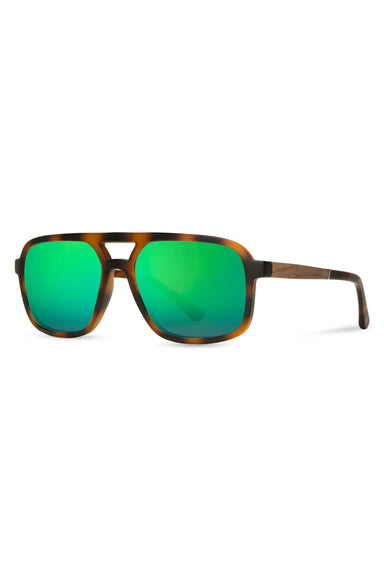 Shwood - Glacier - Matte Tortoise/Walnut/HD+ Green Flash Polar - Profile