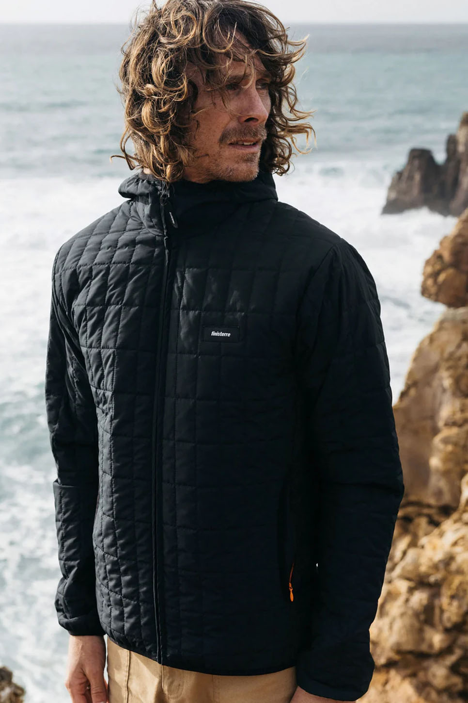 Finisterre - Firecrest Hooded Jacket - Black - Front