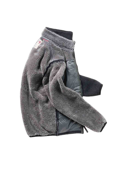 Relwen - Basecamp Rib-Pile Jacket - Dark Charcoal Heather - Inside