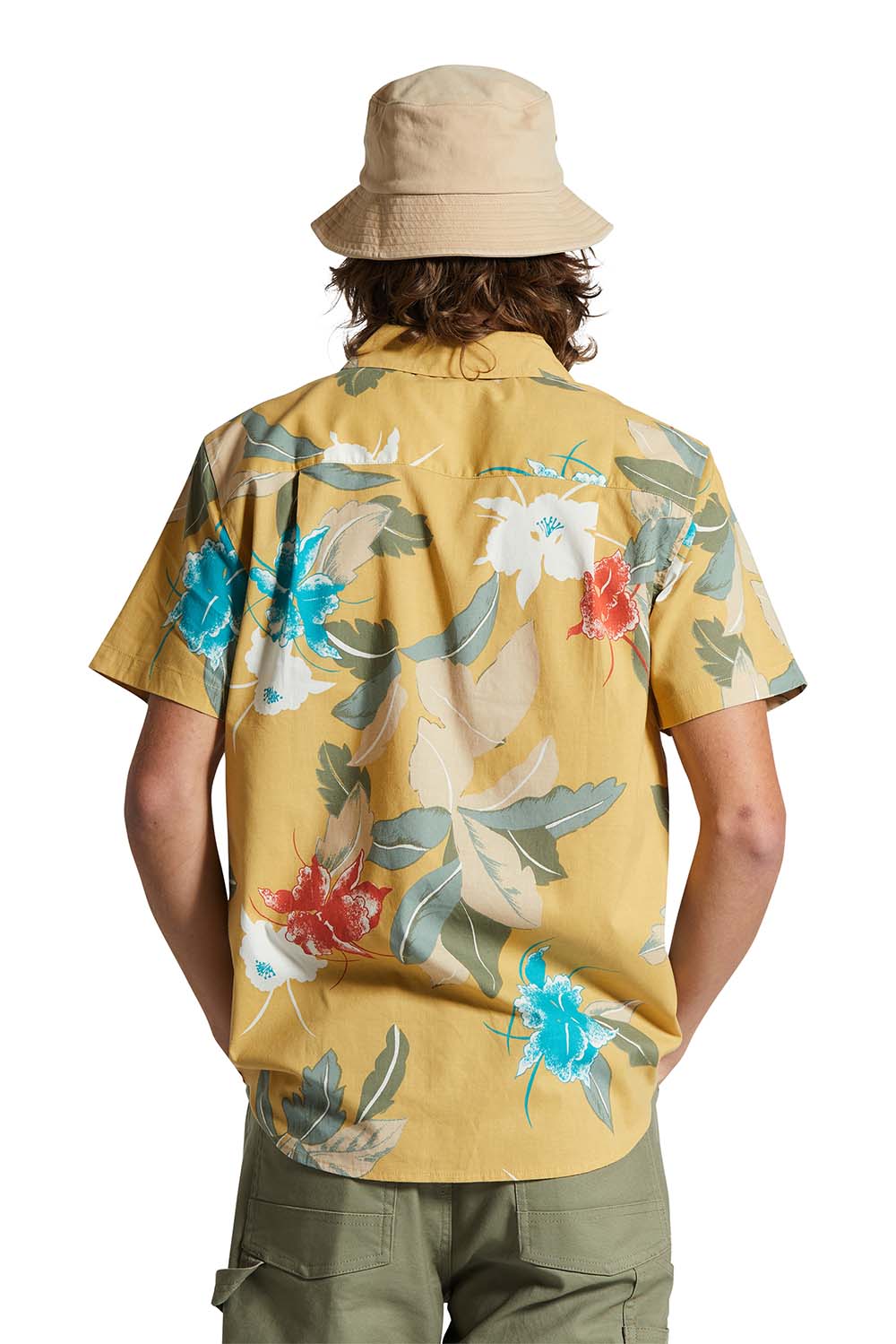 Brixton - Charter Print SS - Sunset Passion - Back