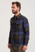 Roark - Nordsman Flannel LS - Navy Plaid - Side