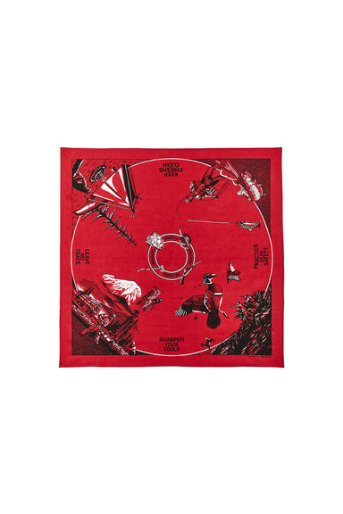 Filson - Great Outdoors Bandana - Red/Outdoorsman - Front