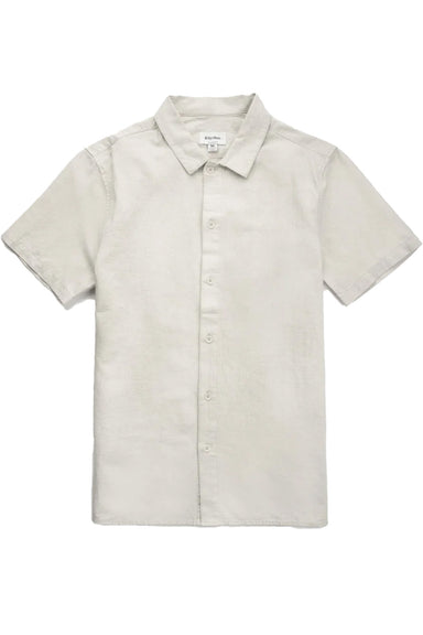 Rhythm - Classic Linen SS Shirt - Sand - Flatlay