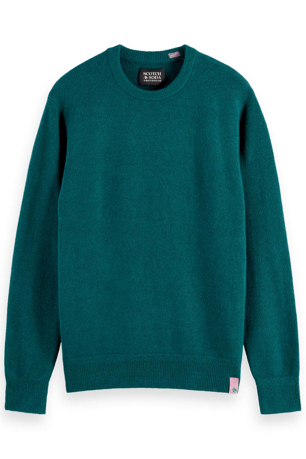 Scotch & Soda - Soft Knit Regular Fit Sweater - Cypress Green - Front