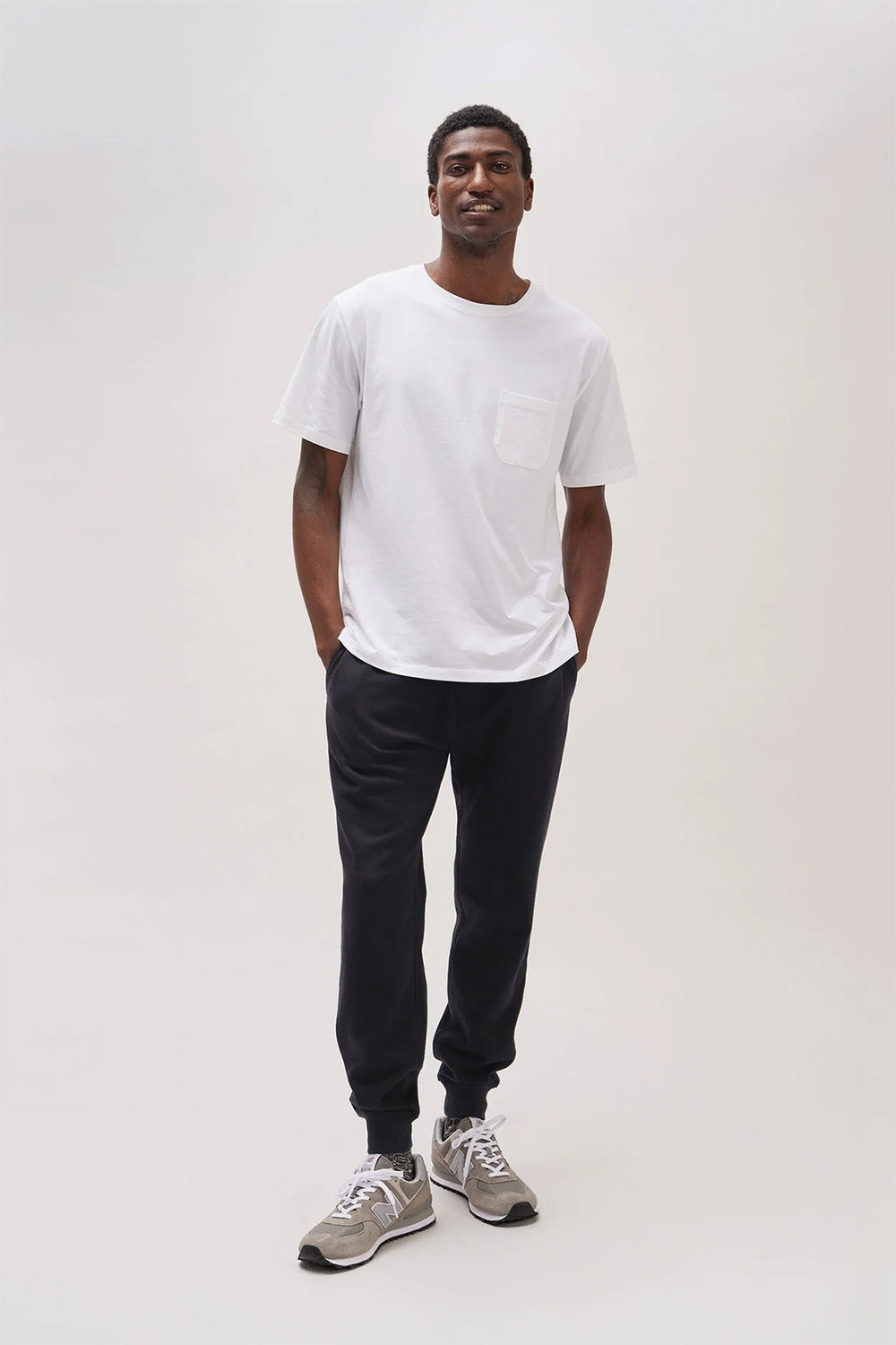 Richer Poorer - Recycled Sweatpant - Black - Front