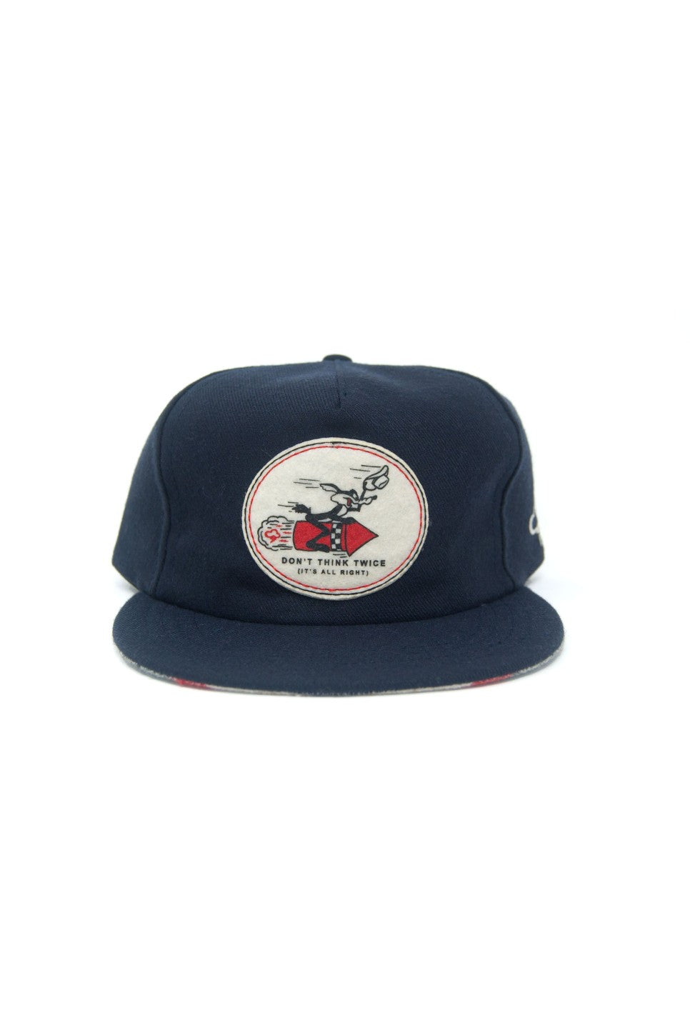 The Ampal Creative - Don't Think Twice Wool Strapback - Navy - Front