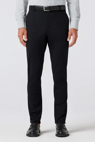 Mizzen + Main - Upton Chino Pant - Black Solid - Front