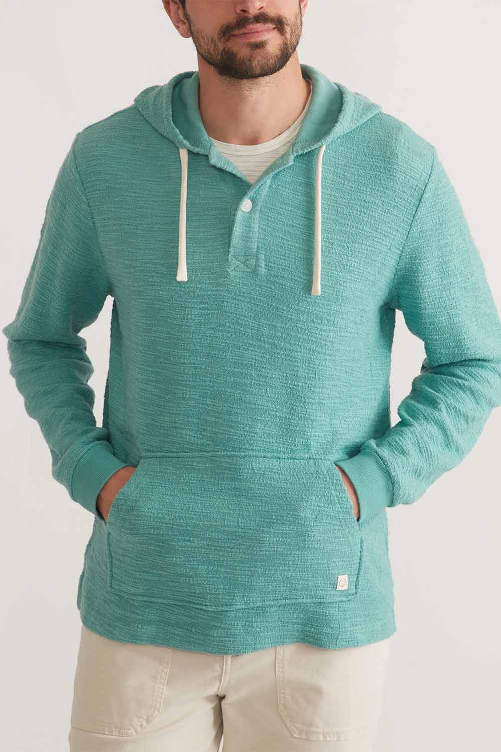 Marine Layer - Portola Beach Hoodie - Beryl Green - Front