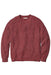 Marine Layer - Inverness Sweater Crew - Burgundy Neps - Flatlay