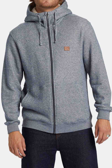 Billabong - Hudson Zip Hoodie - Dusty Navy Heather - Front