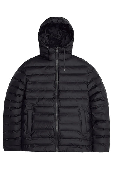 RAINS - Lohja Puffer Jacket - Black - Flatlay