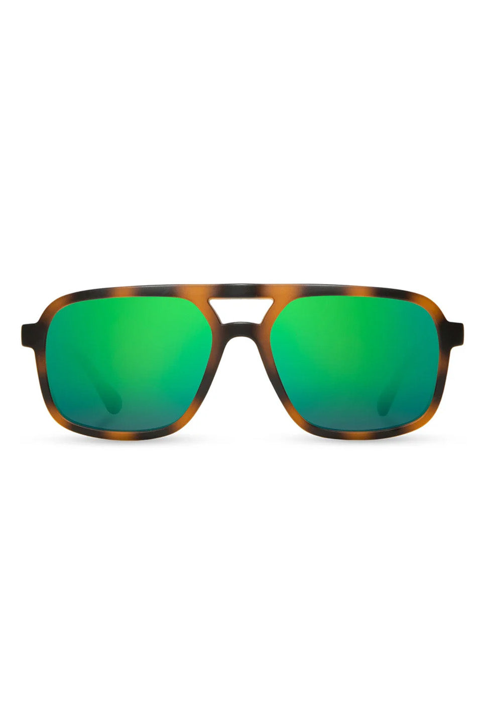 Shwood - Glacier - Matte Tortoise/Walnut/HD+ Green Flash Polar - Front