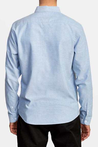 RVCA - That'll Do Stretch LS - Oxford Blue - Back