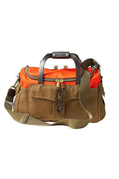 Filson - Heritage Sportsman Bag - Orange/Dark Tan - Front