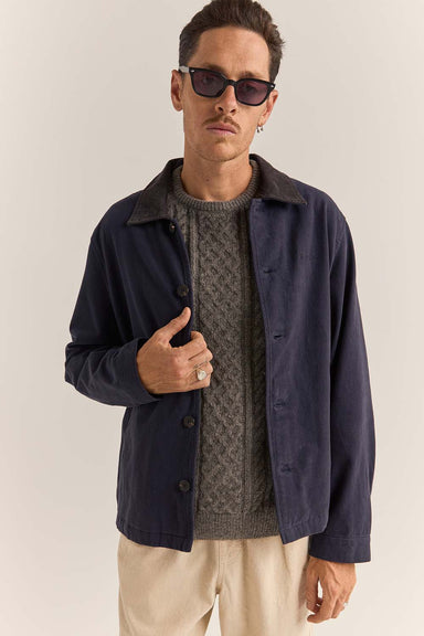 Rhythm - Langley Jacket - Dark Navy - Front