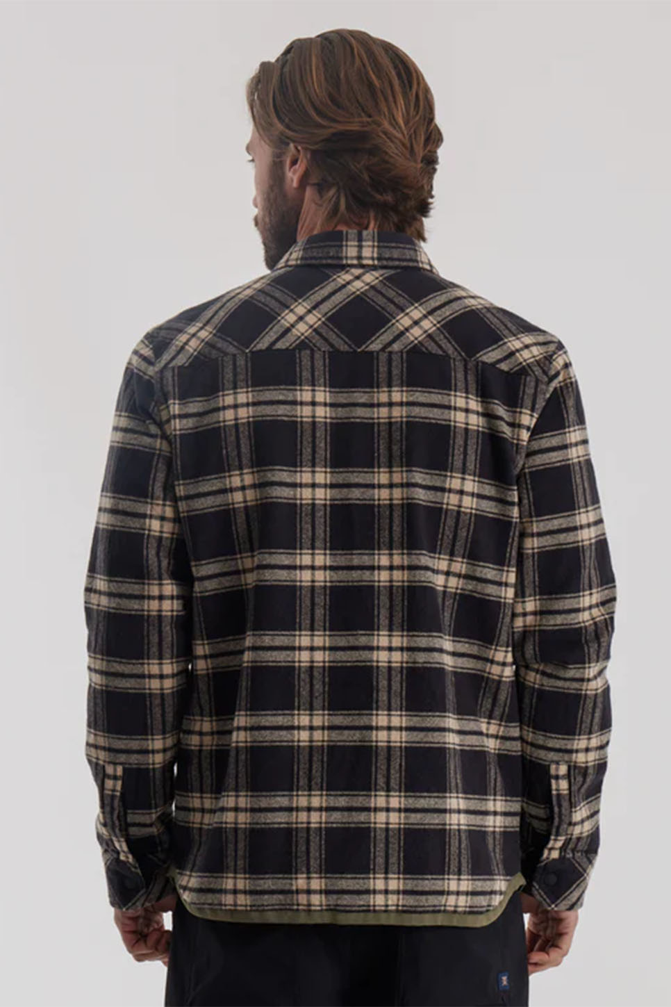 Roark - Backwoods Overshirt - Black - Back