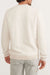 Marine Layer - Corbet Quilted Crewneck - Dark Oat Heather - Back