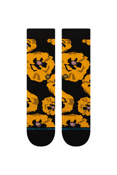 Stance - Poppyland Crew - Black - Front