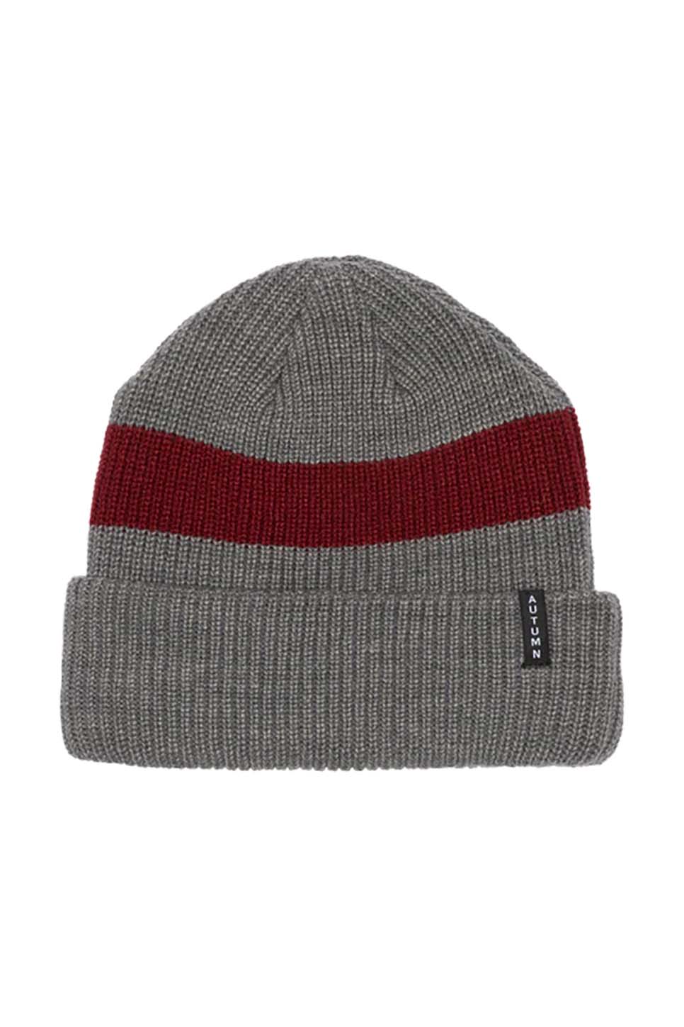 Autumn - Band Fleece Lined Beanie - Grey