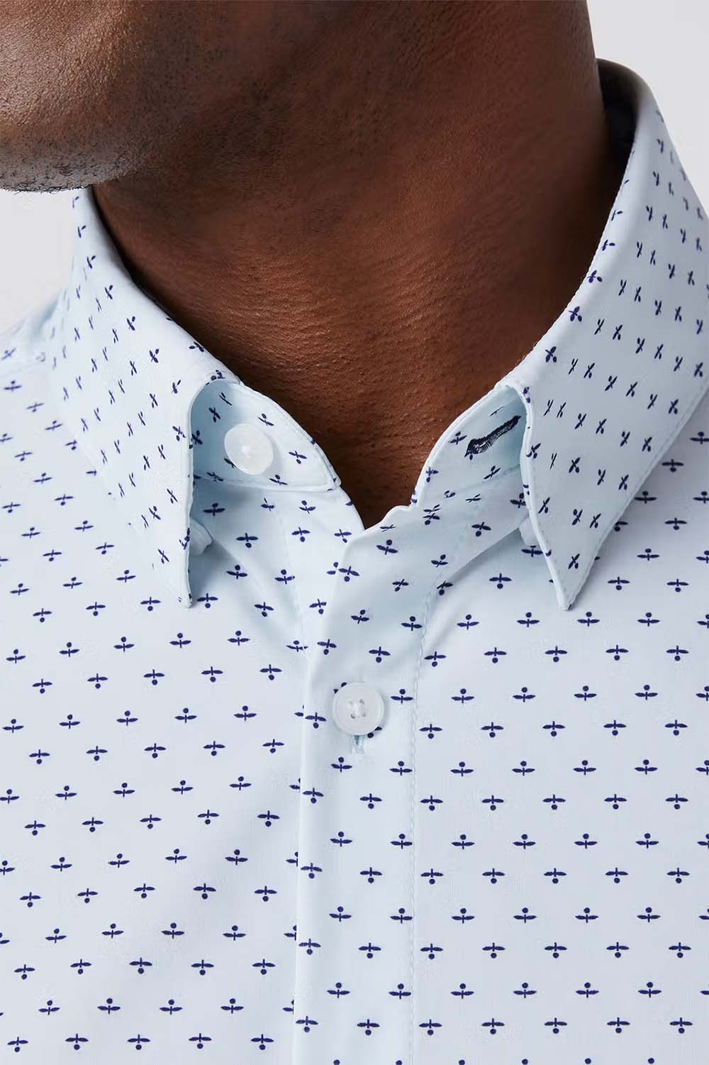 Mizzen + Main - Leeward LS - Sky Dotted Leaf - Detail