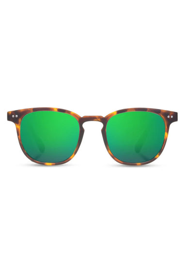 Shwood - Topo - Matte Tortoise/Walnut/HD+ Green Flash Polar - Front