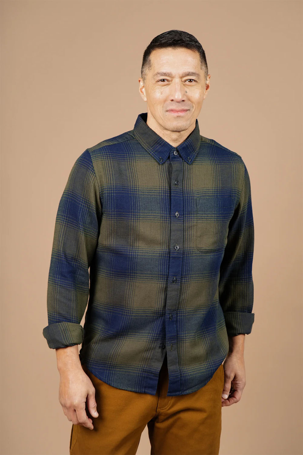 Bridge & Burn - Sutton Slim Shirt - Pacific Ombre Plaid