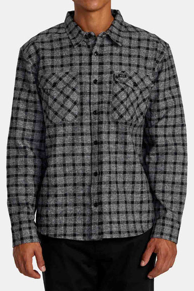 RVCA - Hughes Flannel LS - Smoke - Front