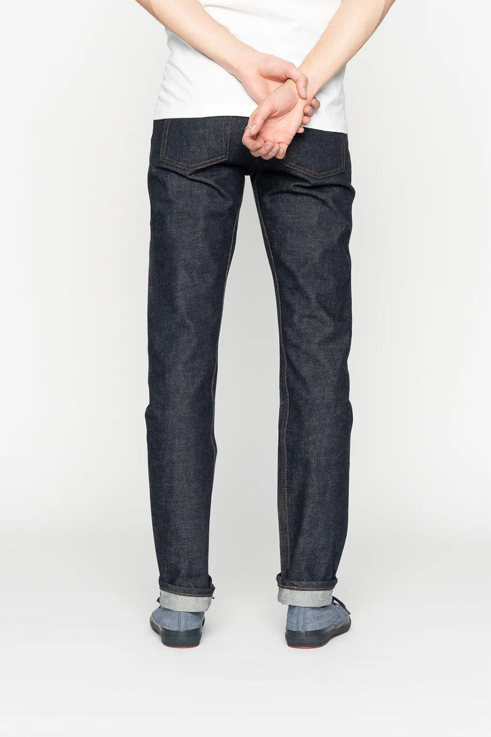 Naked & Famous - Weird Guy - Blue Wave Selvedge - Back