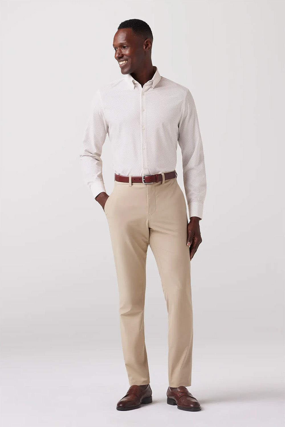 Mizzen + Main - Leeward LS - White Circle Texture - Profile