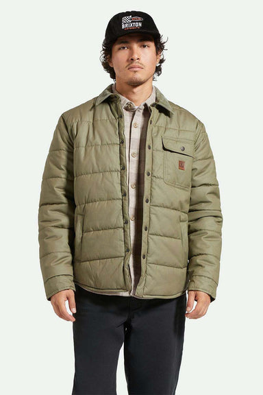 Brixton - Cass Waxed Canvas Jacket - Olive Surplus - Front