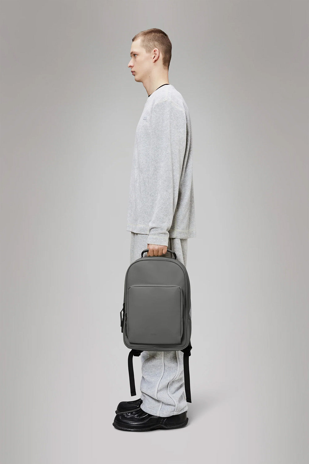 RAINS - Book Daypack - Grey - Model