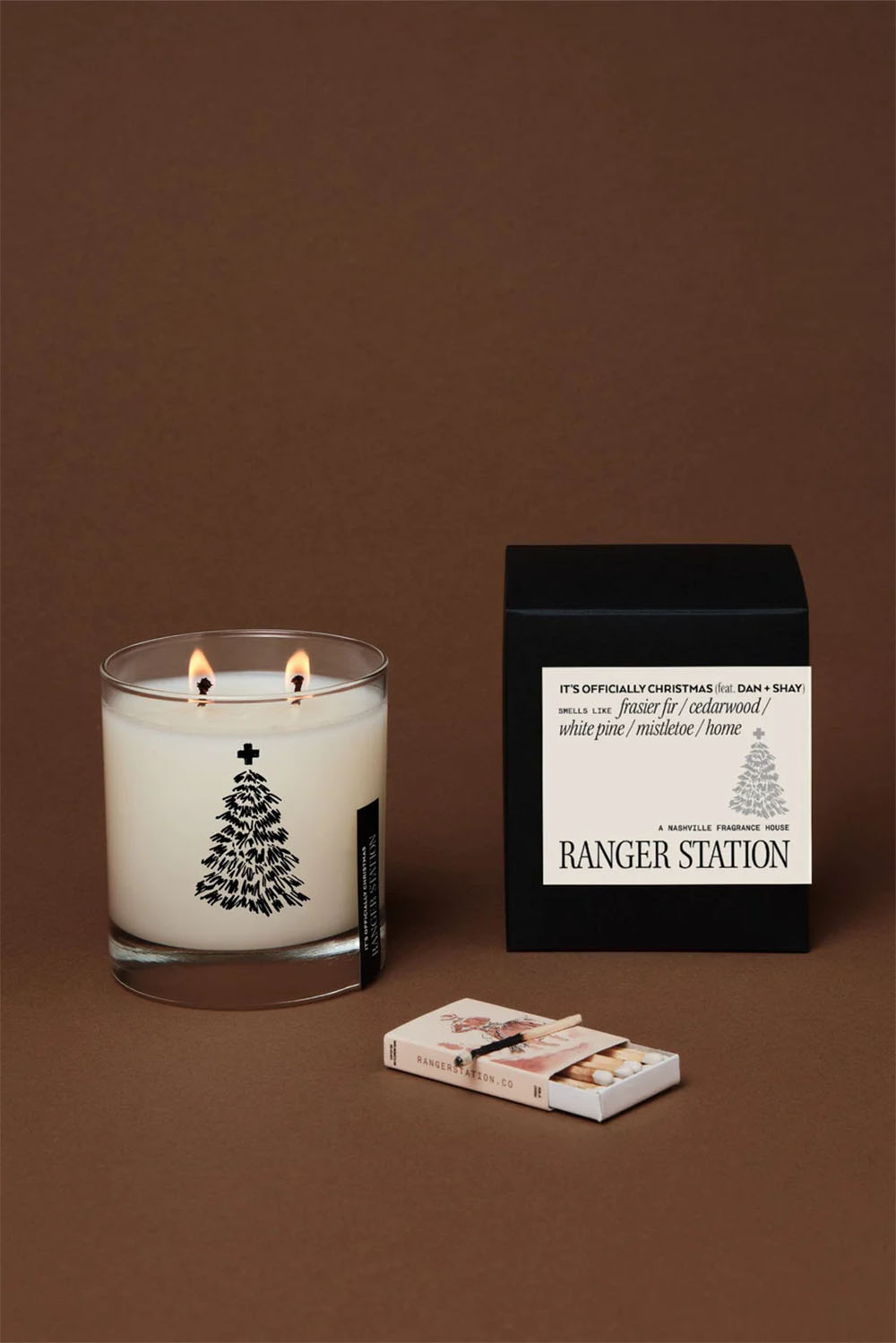 Ranger Station - It's Officially Christmas Candle