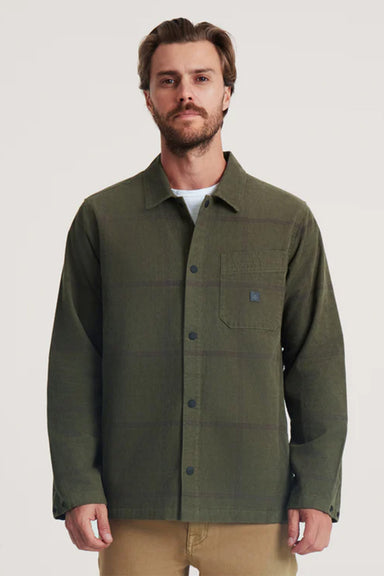 Roark - Cordlord Overshirt - Dark Military - Front