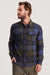 Roark - Nordsman Flannel LS - Navy Plaid - Profile