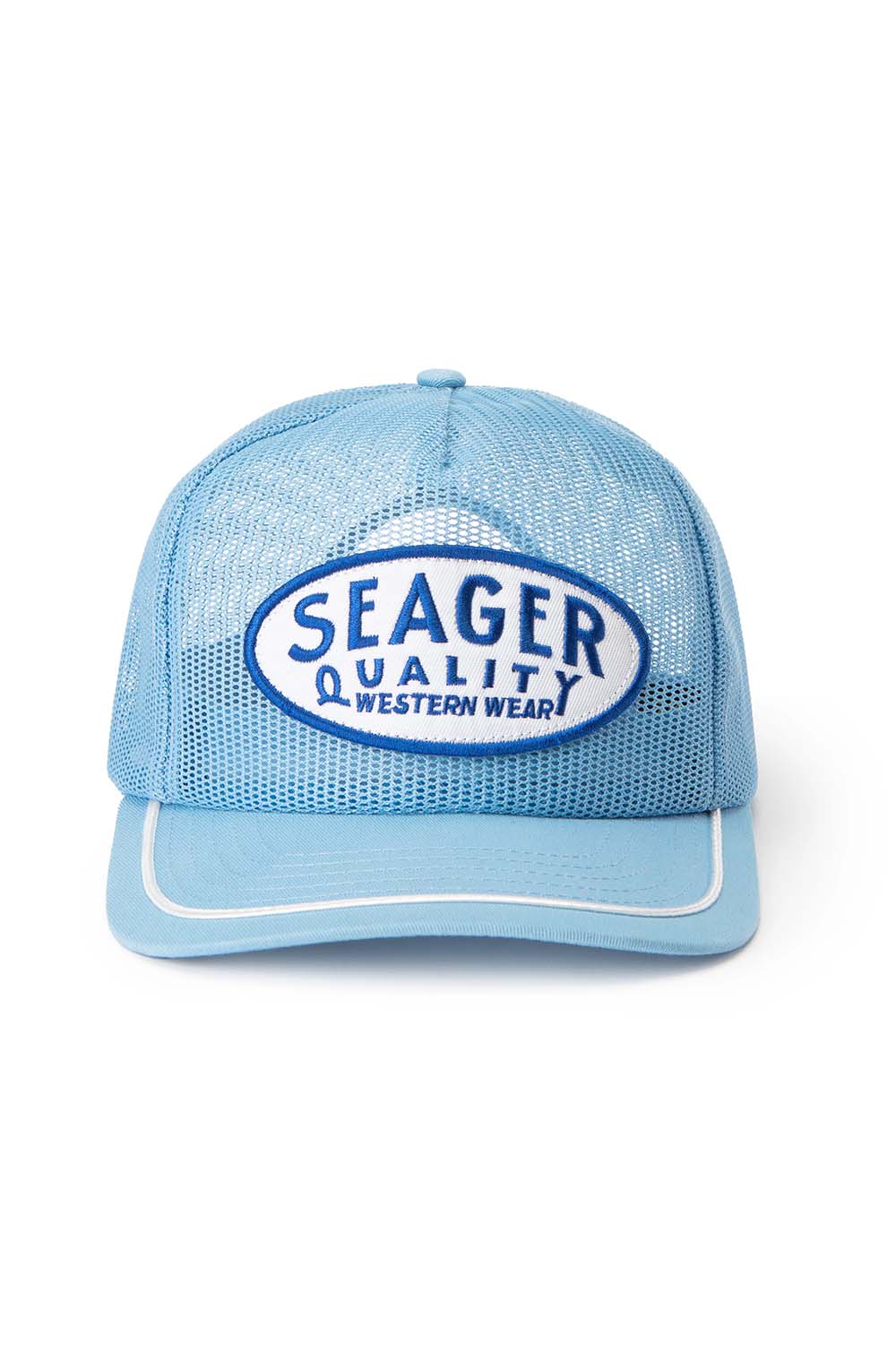 Seager - Old Town All Mesh Snapback - Light Blue - Front