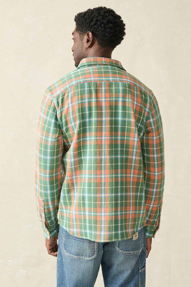 Faherty - The Surf Flannel - Forest Hollow Plaid - Back