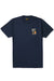 Seager - Smokey Tee - Navy - Front