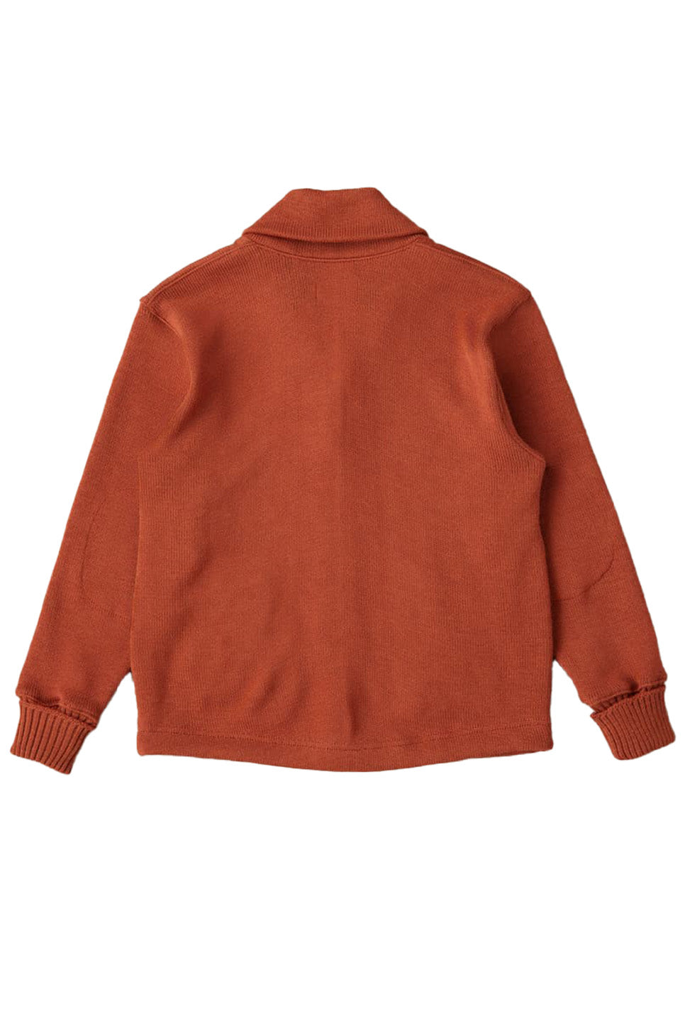 Dehen - Classic Cardigan - Burnt Orange - Back