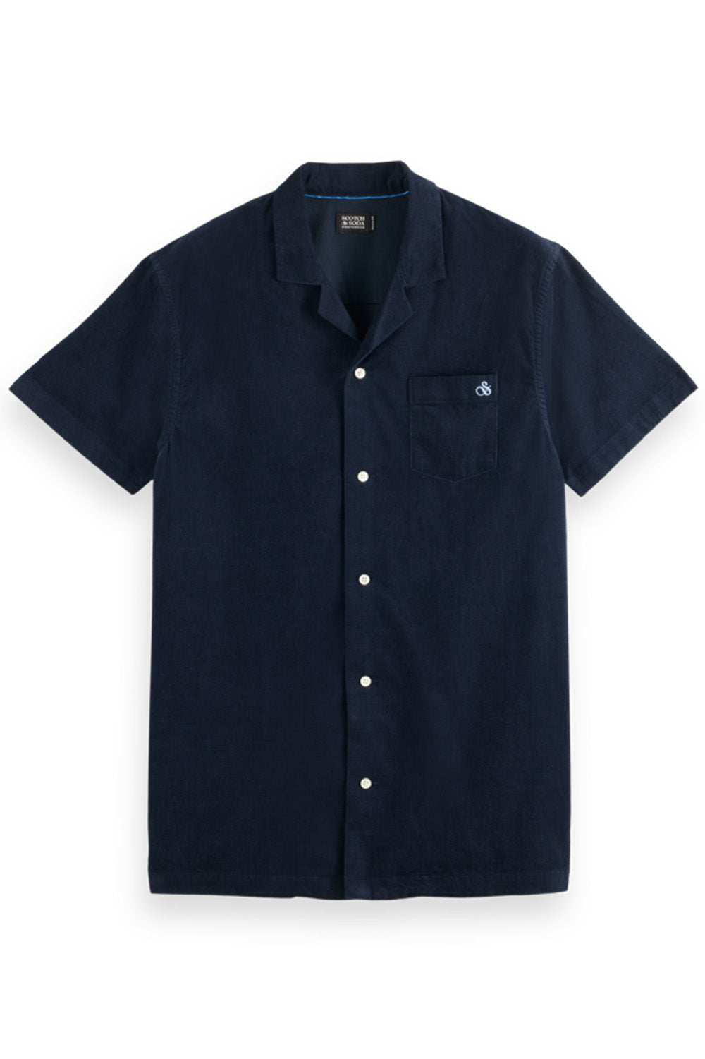 Scotch & Soda - Corduroy SS Shirt - Night - Front