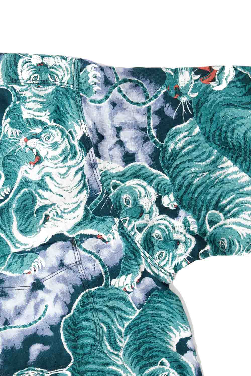 Freenote - Hawaiian SS - Turquoise Tiger - Sleeve