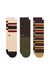 Stance - Mill House 3 Pack Crew - Dark Brown