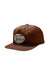 Brixton - Bass Brains Swim Snapback - Brown - Front