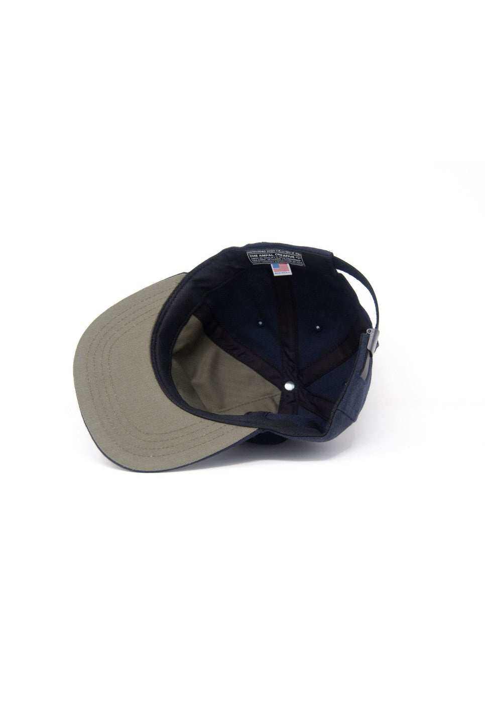 The Ampal Creative - Don't Think Twice Wool Strapback - Navy - Inside