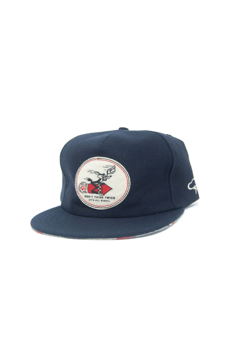 The Ampal Creative - Don't Think Twice Wool Strapback - Navy - Profile