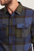 Roark - Nordsman Flannel LS - Navy Plaid - Detail