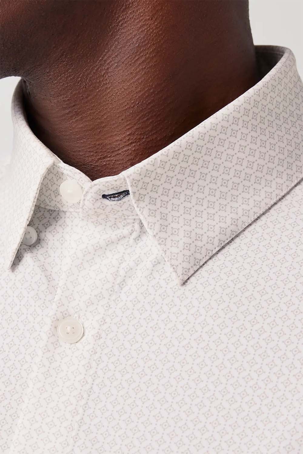 Mizzen + Main - Leeward LS - White Circle Texture - Detail