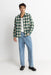 Rhythm - Plaid LS Flannel - Green