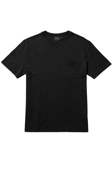 Richer Poorer - Pima Pocket Tee - Black - Flatlay